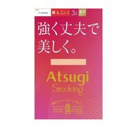 ATSUGI絲襪：結實耐用，美觀大方，不易撕裂。 ML碼，3雙裝。顏色：裸米色。
