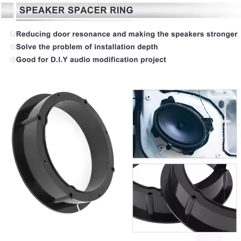 UXCELL Speaker Spacer Ring Tweeter Speaker Spacer Adapter for VW Golf Waterproof Speaker Subwoofer M