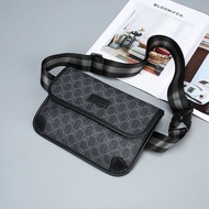 running belt bag lelaki sling bag Beg ringan baru, beg pinggang lelaki, beg dada gaya panas, beg bah