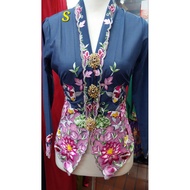 Kebaya Sulam Nyonya Embroidery Traditional Baba Nyonya Hand Made Exclusive Limited Edition(S)