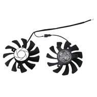 HA8010H12F-Z 75MM 2Pin GTX1050Ti GPU Cooler DUAL Fan for MSI Geforce GTX 1050Ti GTX-1050-Ti-4GT-OC