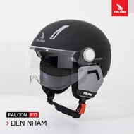FALCON F17 3/4 Helmet Super Light 700g – With UV Goggles, QCVN Standard