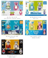 Happy賞 Disney/Pixar BE@RBRICK  雙人盒賞 BE@RBRICK 100% 雙人組(含珠鍊)- 一套5款[平行進口]