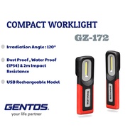 Rechargeable Gentos Japan GZ-172 Work Light High Power COB LED Flashlight