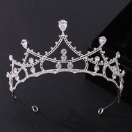 Vương Miện Cô Dâu Phong Cách Baroque Hàn Quốc Phụ Kiện Cưới Giang