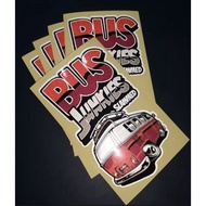 (Reflective)Bus Junkies Sticker