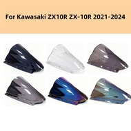 ZX10R ZX-10R Windshield Double Bubble Windscreen Screen Wind Deflectors Screen For Kawasaki ZX10R ZX