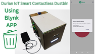 Arduino STEM RBT project: Durian UNO - Arduino Durian IoT Smart Contactless Dustbin