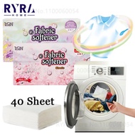 【New Arrivals】 Fabric Softener Sheet For Dryers Reduce Static Absorption Lasting Fragrance Clothes Softness Sheets
