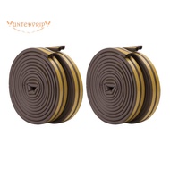 4 Roll EVA Seal Weather Strip Foam Tape D Type 10M Doors Windows Draught Excluder Anti-Collision Sea