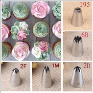 1M 2F 2D 6B 195 Nozzle Tip for Cake Icing Buttercream Pastry Decoration