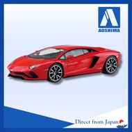 Aoshima Bunka Kyozai 1/32 Rakupla Snap Kit No. 07-PR Lamborghini Aventador S Pearl Red Pre-painted P