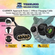 🇲🇾 Charger GARMIN Approach Series Smart Watch, Charging USB Cable Dock, 100cm, S70 S62 S60 S50 S42 S