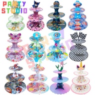 Character Cupcake Stand 3 Tier Cupcake Stand Cake Stand Dessert Stand Cake Decoration