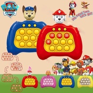 Paw Patrol Anime Figures Toy Cartoon Quick Push Game Console Puzzle Press Toy Marshall Chase Skye Kawaii Gift for Kids