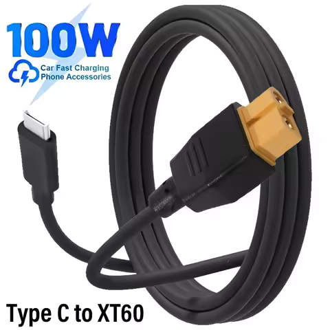 100W Type C To XT60 Super Quick Charging Cable Cord Male To Female Charger Wire for Toolkitrc M7/ M6