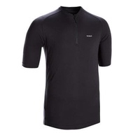 Decathlon Btwin Essential Black Cycling Jersey - 8569821