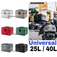 Universal Metal Aluminium Alloy Top Box Luggage Tag Travel Bag Password Motorcycle Tail Box Lambrett