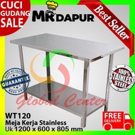 Stainless STEEL WORK TABLE MR KITCHEN WORK TABLE WT 120 ORIGINAL