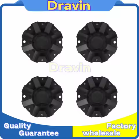 1/4PCS Wheel Center Cap for C108015-16B01 C806805-1 C108010B Rim Cover Dust Refits Black 180mm 152mm