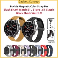 Buckle Strap For Black Shark Watch S1 , Black Shark Watch S1pro / Black Shark Watch S1 Classic Black