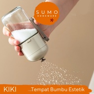 |SUMO SUMO SUMO| KIKI Easy Salt Dispenser Bottle Automatic Spice Spray Container Smart Salt Storage 