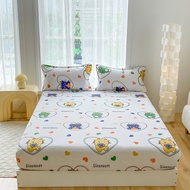 100%Waterproof Mattress Protector Cotton Bedsheet Queen/King/Single Size Sarung Tilam Kalis Air