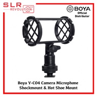 BOYA BY-C04 Camera Microphone Shockmount &amp; Hot Shoe Mount