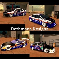 Car Parking Multiplayer Racing Rothmans Longgok/Glitch High Quality Design