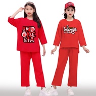 Teenage Girls' Outfits Ages 8 to 14 Years Indonesian Independence Day 17 August Clothes Happy Clothe