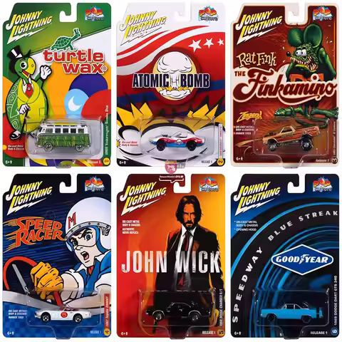 New Johnny lightning 1:64 Culture Turtle Wax 1968 Window Samba Bus alloy model car in stock FAST SHI