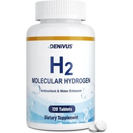 Hydrogen Water Tablets with Magnesium - 120 Tablets Fast-Dissolving H2 Molecular Hydrogen Supplement
