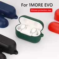Silicone Earphone Protective Case for 1MORE EVO 360-degree All-inclusive Shockproof Earphone Case wi
