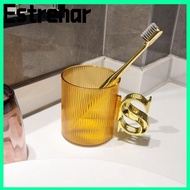 ESTRENAR Water Bottle, Transparent Ins Style Mouthwash Cup,  Novelty Water Cup Toilet