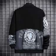 Yingbao | แจ็คเก็ตเบสบอลฮู้ดสำหรับไซส์ใหญ่