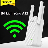 Bộ kích sóng nối sóng Wifi Tenda A12 ba râu (Nâng cấp của Tenda A9) xuyên tường