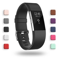 Suitable for Fitbit Charge 2 Checkered Strap Charge2 Sports TPE Replacement Wristband Watch Strap