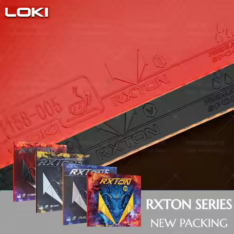 LOKI RXTON 1 3 5 7 Table Tennis Rubber Sticky Ping Pong Rubber Topsheet with Pre-Tuned Elastic Spong