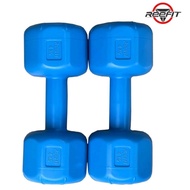 Plastic dumbbells 4 kg (2 pieces)