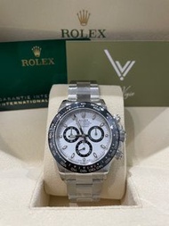 (Sold) 全新現貨2023年年底 Rolex 116500ln 白地 daytona 116500