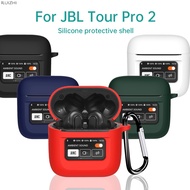 Suitable for JBL Tour Pro 2 Case Bluetooth Headset Protective Case Silicone Soft Case Charging Bag Headset Case Storage Bag Hook