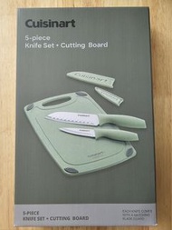 Cuisinart 5-piece Knife Set + Cutting Board