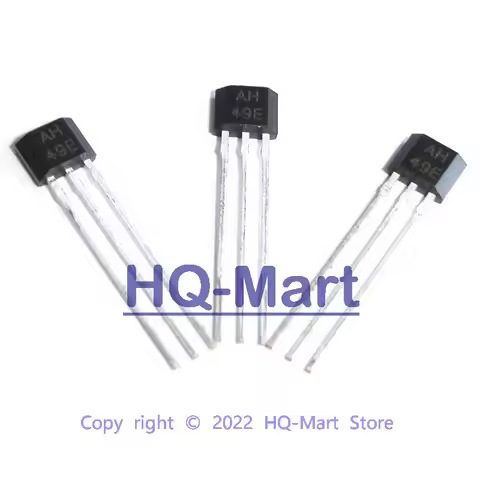 10 PCS AH49E TO-92S AH 49E Linear Hall Effect Sensor Chip IC