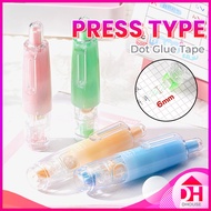 5m*6mm Dots Glue Tape Retractable Pushable Double Sided Adhesive DIY Roller Tape Pita Gum Titik 点点胶