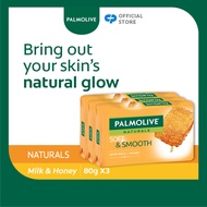 Palmolive Soft & Smooth(White Milk & Honey) Bar Soap Valuepack 80g x 3