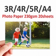 3R 4R 5R A4 230g High Glossy Photo Paper For Inkjet Printer Photo studio Photographer imaging printi