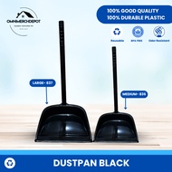 836 black Heavy Duty Elegant Modern Dustpan Dust Home mates Dustpan