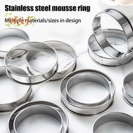 [MELL] 8/9/10CM English Muffin Rings Crumpet Rings Double Rolled Tart Ring Round Stainless Steel Muf