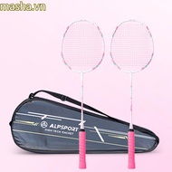 Racquet Carrying Bag, T800 Strings Grips  Cherry Badminton Racket, Portable 4U 22LBS G5 High Resilie