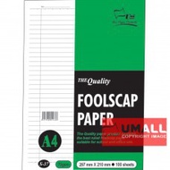 UNI FOOLSCAP PAPER 70G A4 (S37)